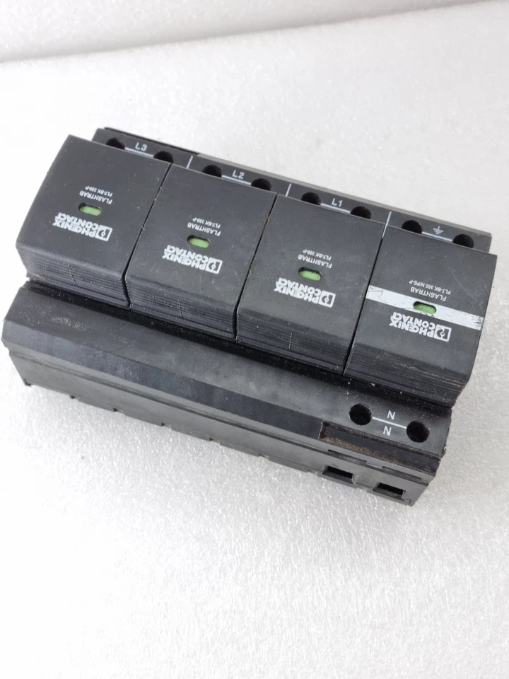 PHOENIX CONTACT FLT-BK 350/3+1-FM TYPE 1+2 SURGE ARRESTER MADE-GERMANY